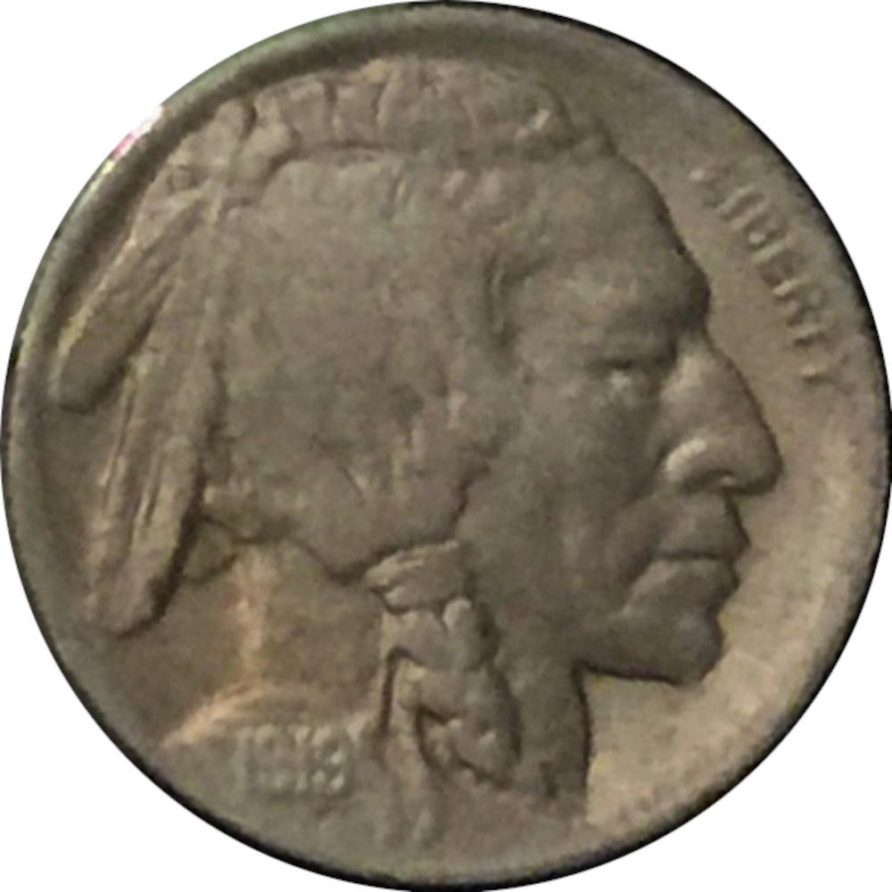 1919-D-5c-Buffalo-Nickel-#10
